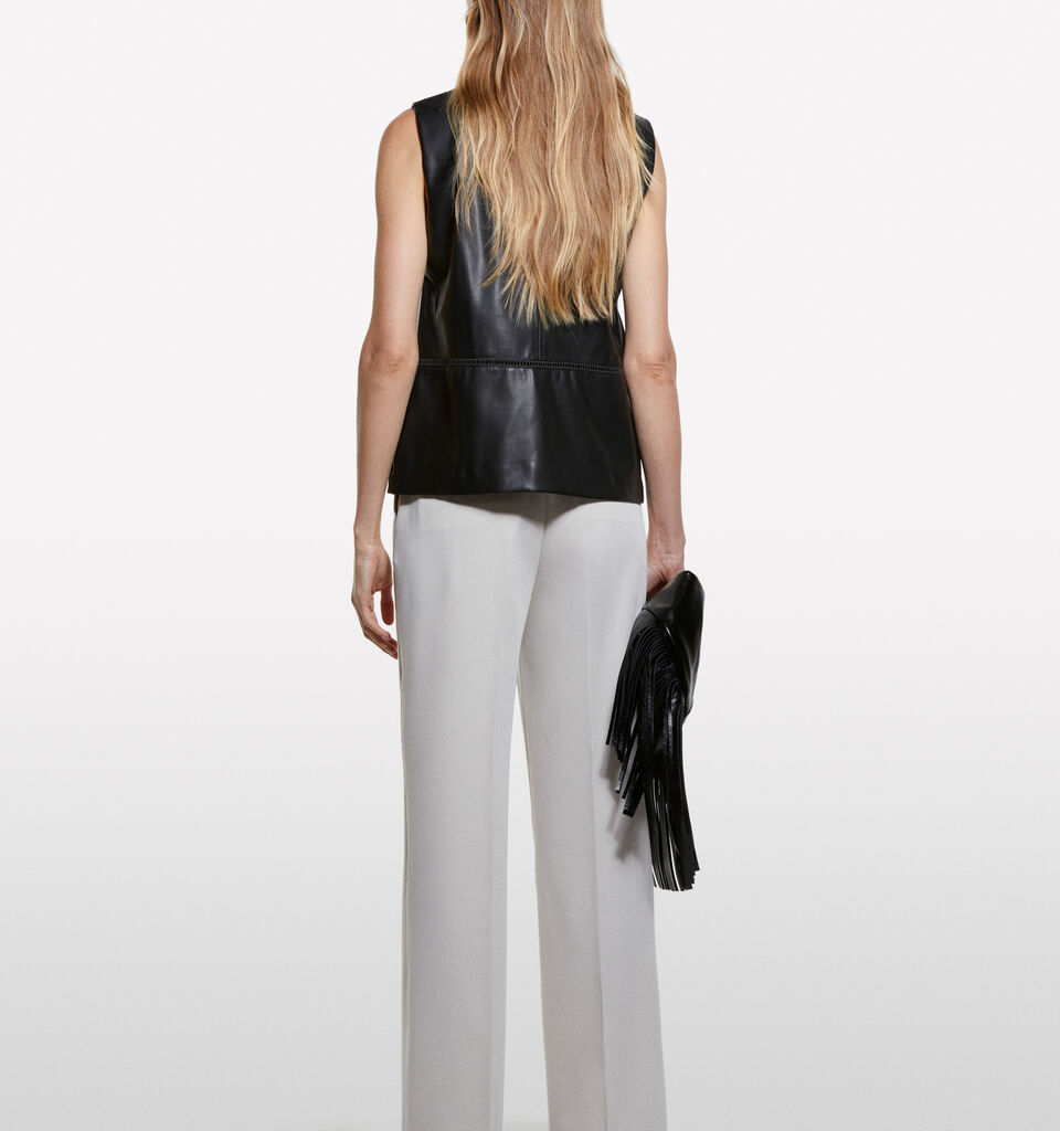 Pantaloni palazzo beige - pantaloni palazzo da donna - Beige | Sisley image number 2